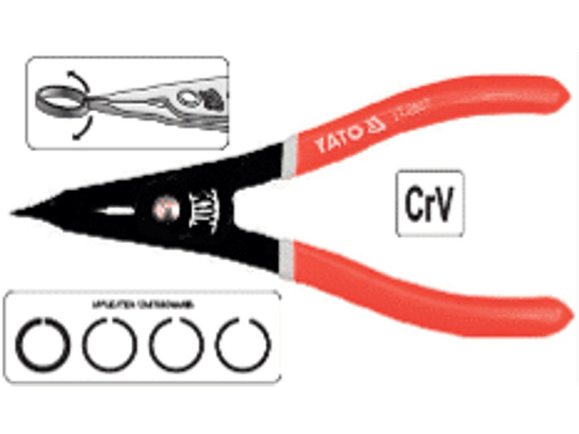 Alicate punta plana para seguros