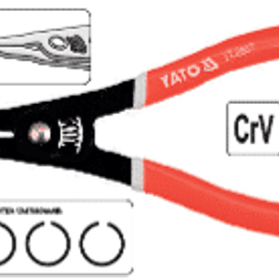 Alicate punta plana para seguros