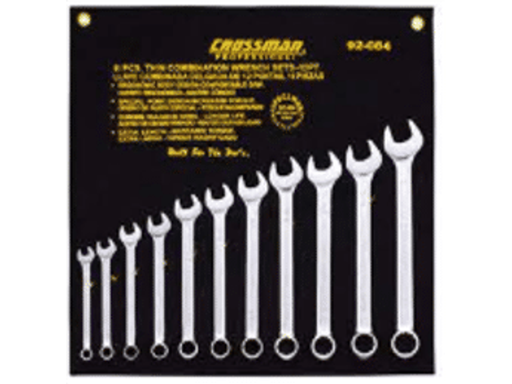 Juego llaves punta/corona delgadas en pulgadas 3/8