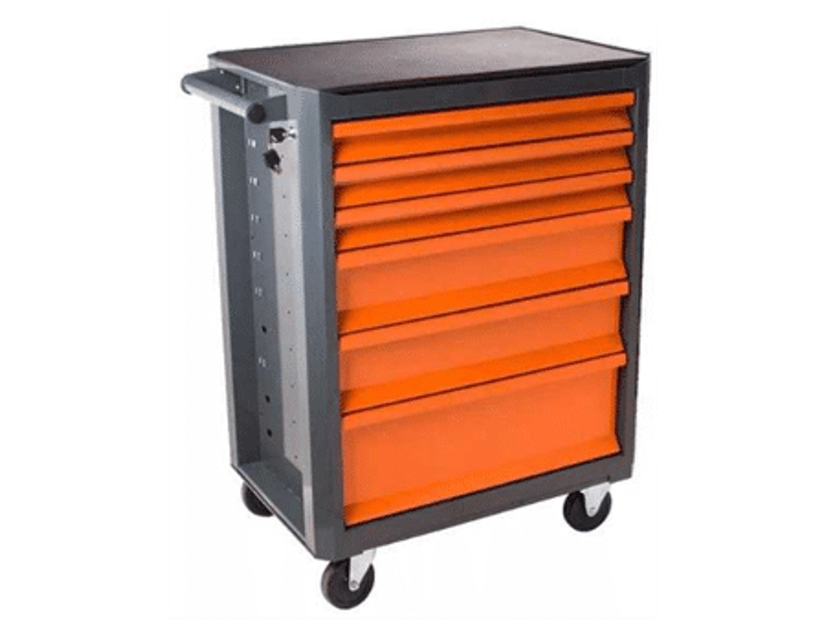 Carro Porta Herramientas con 6 cajones y rieles telescópicos