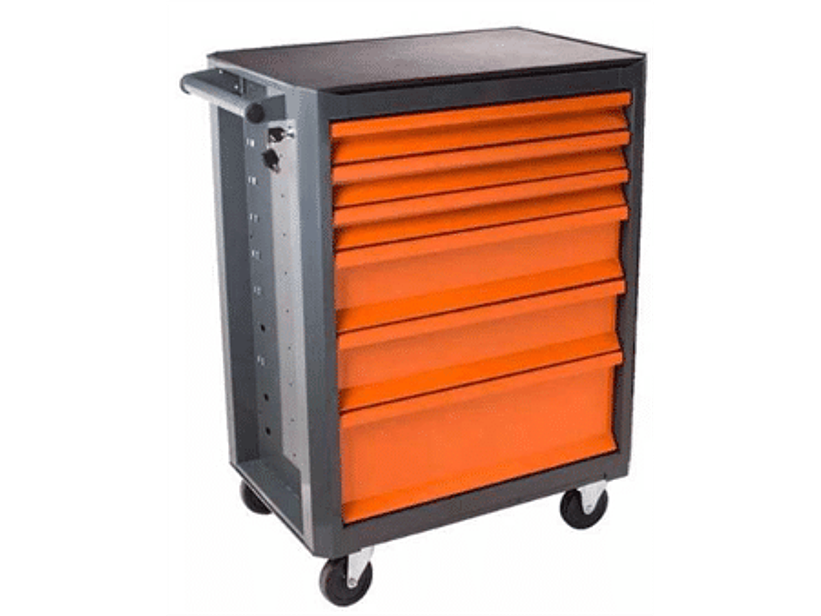 Carro Porta Herramientas con 6 cajones y rieles telescópicos