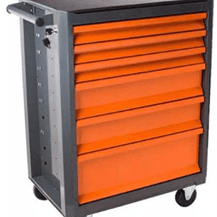 Carro Porta Herramientas con 6 cajones y rieles telescópicos