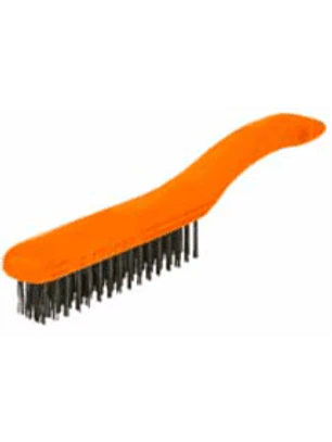 ESCOBILLA ACERO CON MANGO 4 X 16 HILERAS