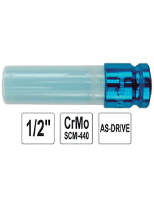 Dado de impacto hex largo 1/2