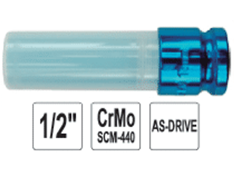 Dado de impacto hex largo 1/2