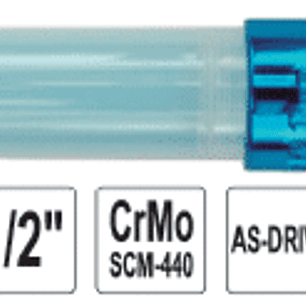 Dado de impacto hex largo 1/2