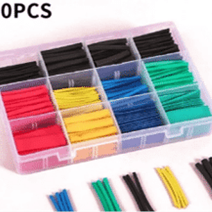 Display surtido de 530 piezas de termorretractil en colores