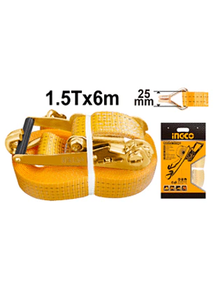 ESLINGA INGCO 6 MT X 25 MM CARGA MAXIMA 1