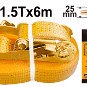 ESLINGA INGCO 6 MT X 25 MM CARGA MAXIMA 1