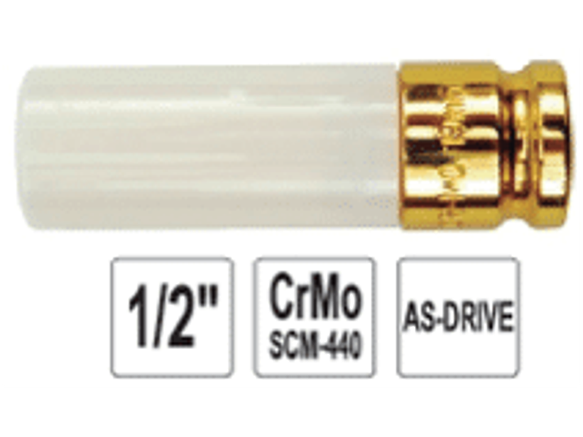 Dado de impacto hex largo 1/2