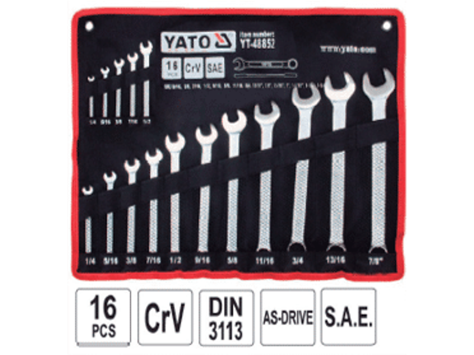 Juego llaves punta/corona en pulgadas 1/4