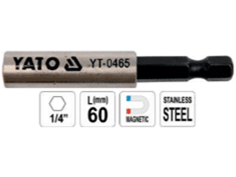 Adaptador magnético para puntas de 1/4