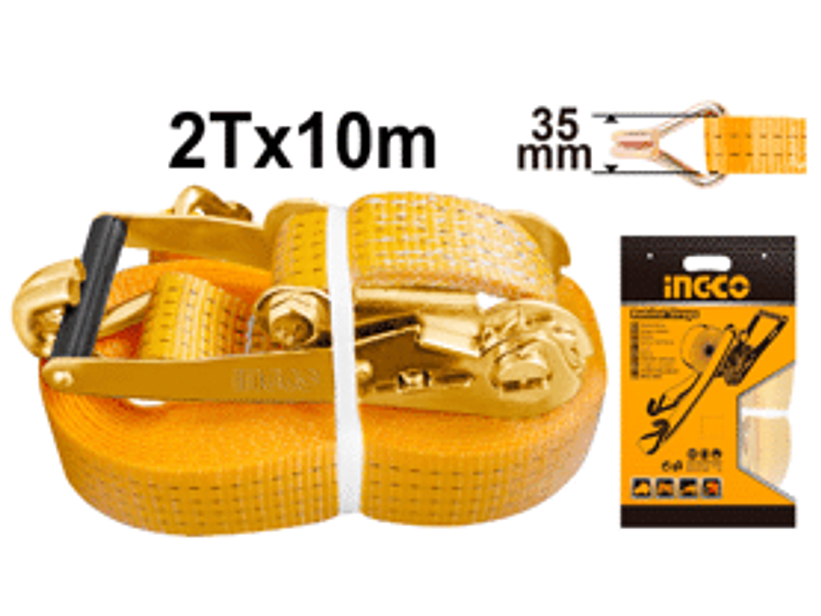 ESLINGA INGCO 10 MT X 35 MM CARGA MAXIMA 2
