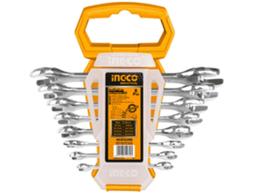 Jgo. Llaves punta/punta 6 a 22mm, 8 pzas.