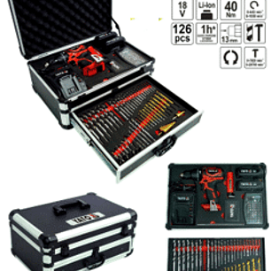 Caja de herramientas de 126 piezas