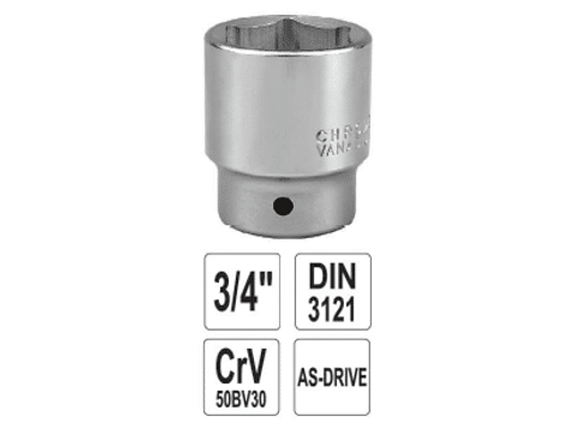 Dado cuadrante de 3/4