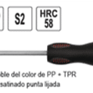 Destornillador paleta 6,0 x 100mm