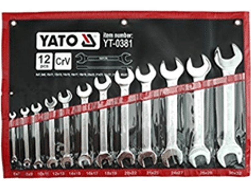 Jgo. Llaves punta/punta 6 a 32mm, 12pzas.