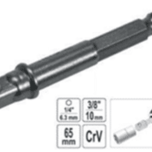 Adaptador para dado hexagonal cuadrante de 3/8