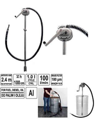 Bomba rotativa para combustible