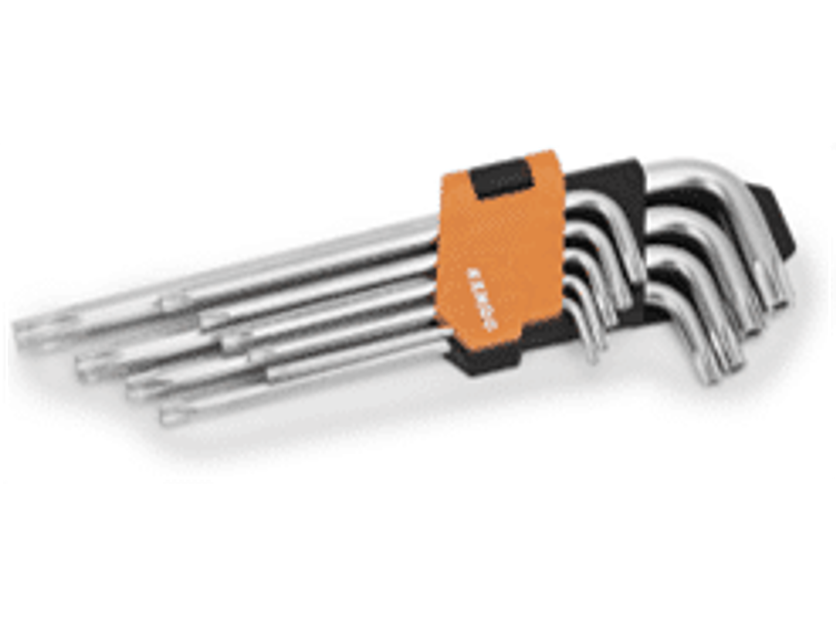 Set llaves Torx de seguridad largas., 9 pzas.