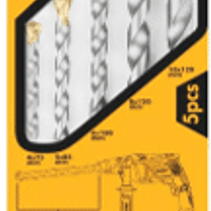 JUEGO DE 5 BROCAS PARA CONCRETO 4