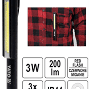 LINTERNA DE INSPECCIÓN - PENLIGHT 200LM, COB LED, IP44