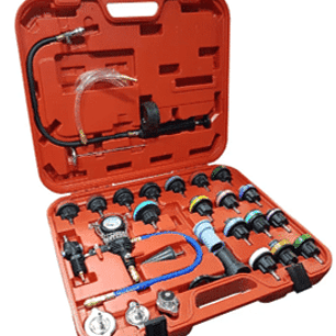 MEDIDOR DE PRESIÓN DE RADIADOR Y FUGAS EN REFRIGERACIÓN 27 PIEZAS