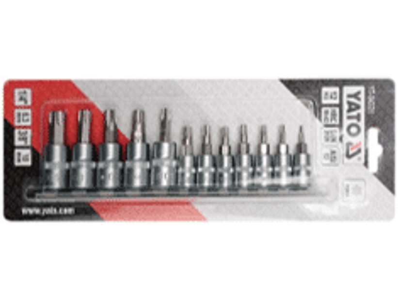 Juego de dados torx de 1/4