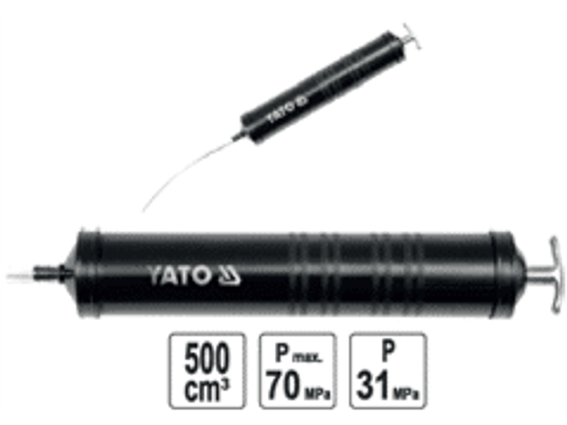 Jeringa de succión para lubricantes