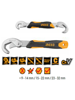 Juego de llave Multiuso autoajustables 2 piezas