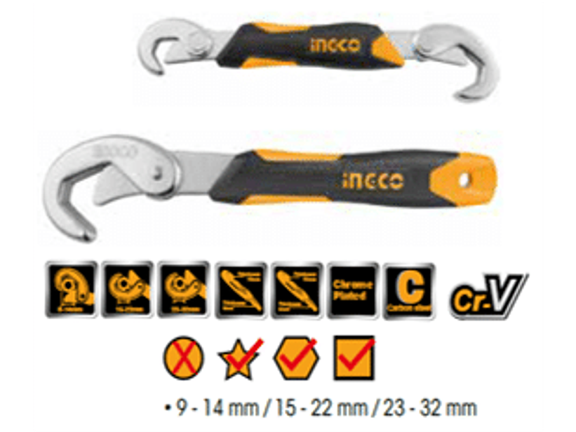 Juego de llave Multiuso autoajustables 2 piezas