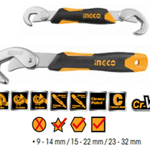 Juego de llave Multiuso autoajustables 2 piezas