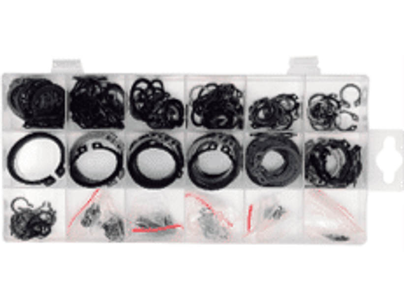 Display surtido de seguros seeger externos