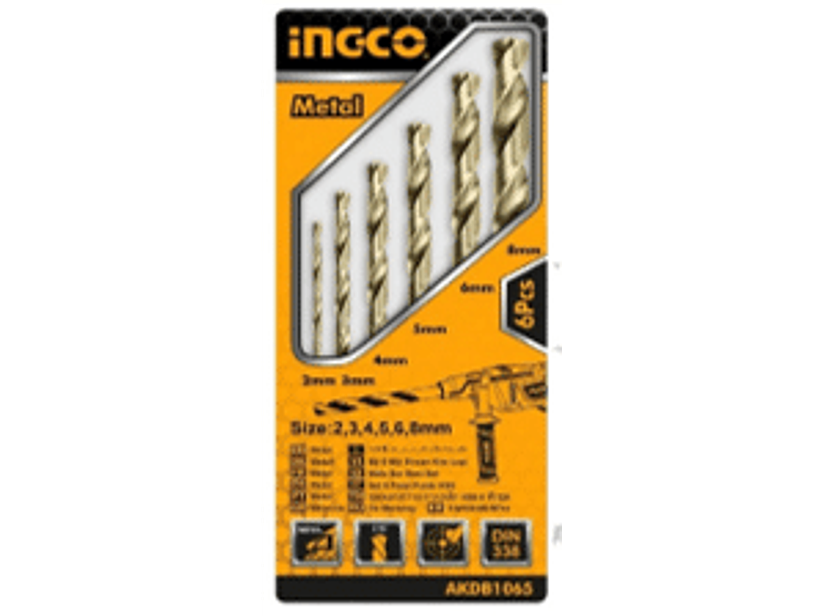 JUEGO DE 6 BROCAS CIL AR