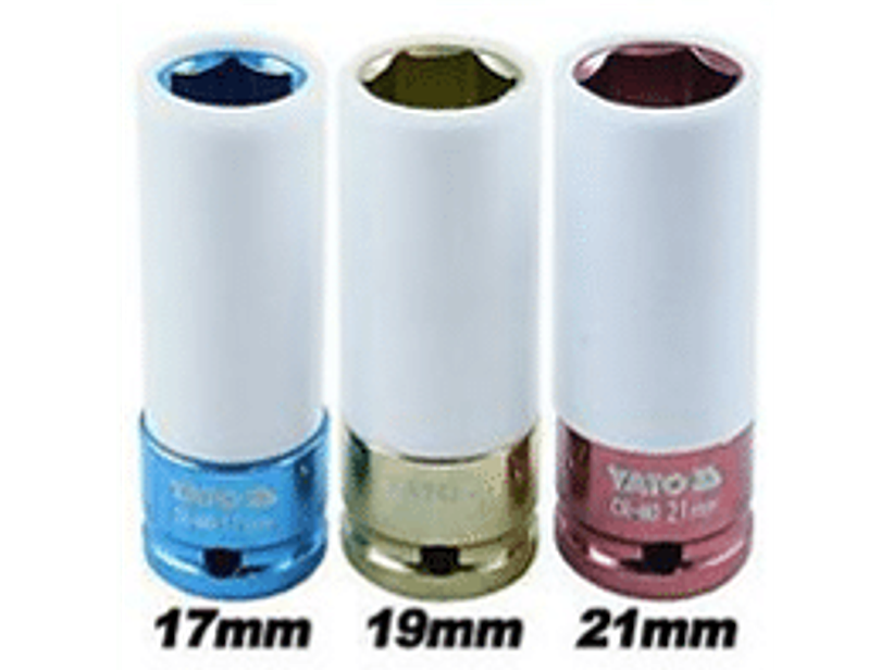 Set dados de impacto hex largos 1/2