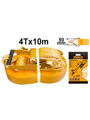 ESLINGA INGCO 10 MT X 50 MM CARGA MAXIMA 4
