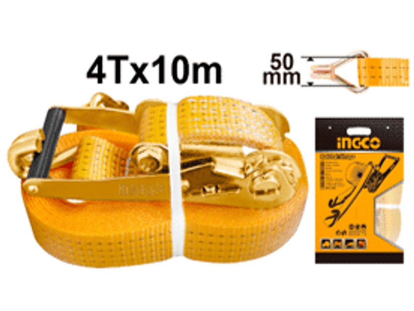 ESLINGA INGCO 10 MT X 50 MM CARGA MAXIMA 4
