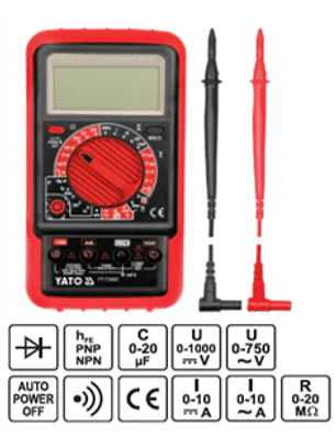 MULTITESTER DIGITAL DE 2 PINES