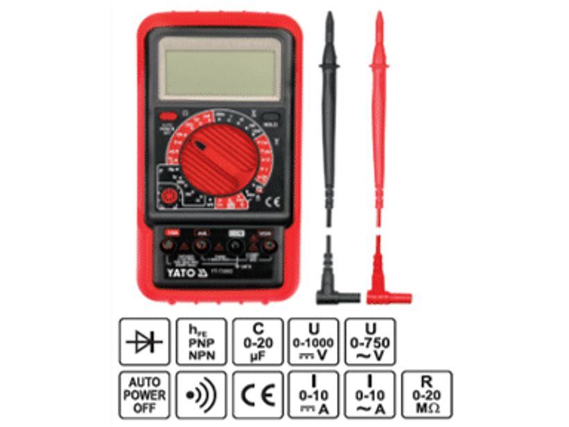 MULTITESTER DIGITAL DE 2 PINES