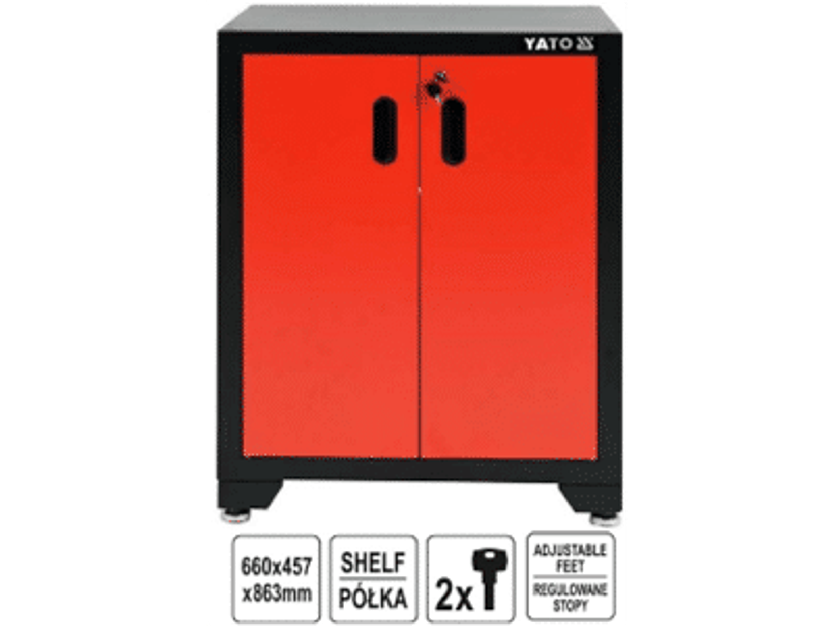 GABINETE DE TALLER DE DOS PUERTAS