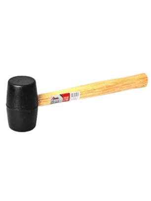 Maceta de goma con mango de madera 900 grs