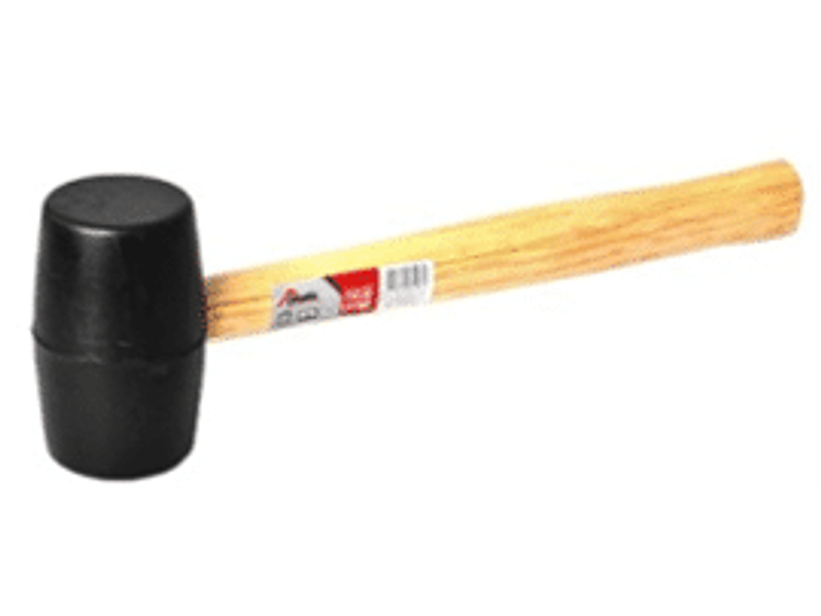 Maceta de goma con mango de madera 900 grs