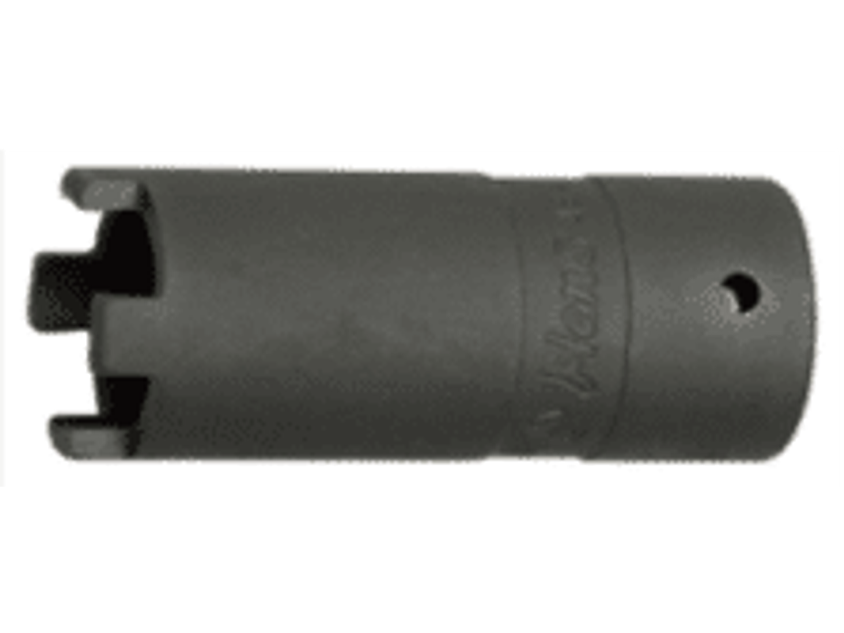 Dado de impacto largo con corona de 4 dientes y cuadrante de 1/2