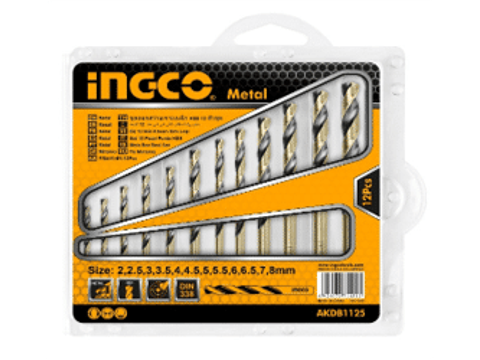 JUEGO DE 12 BROCAS CIL AR