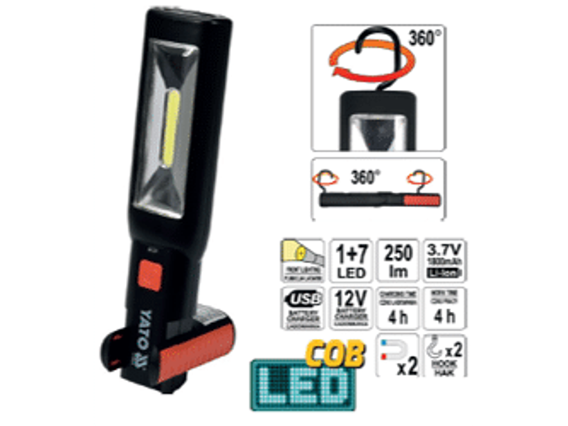 LAMPARA LED portátil inalámbrica profesional.