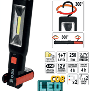 LAMPARA LED portátil inalámbrica profesional.