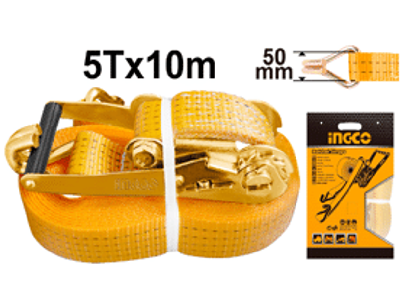 ESLINGA INGCO 10 MT X 50 MM CARGA MAXIMA 5