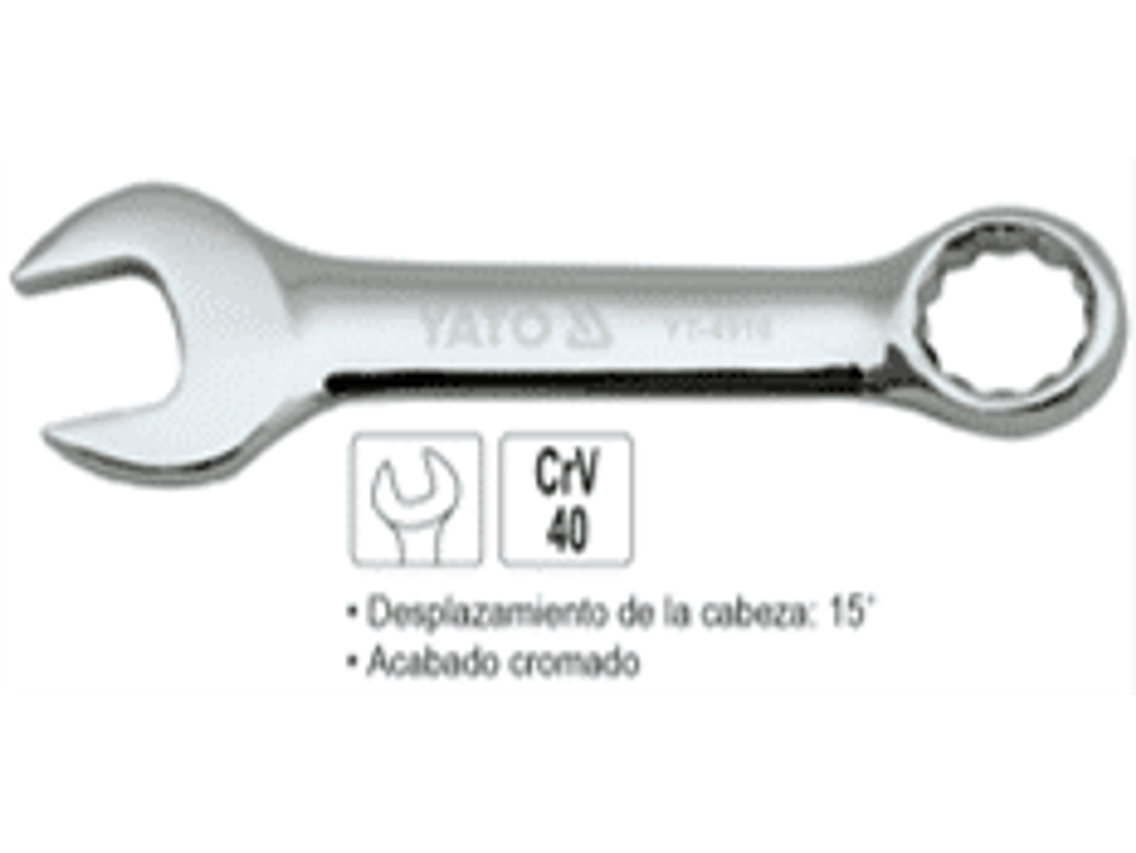 Llave punta/corona corta (stubby) 9mm