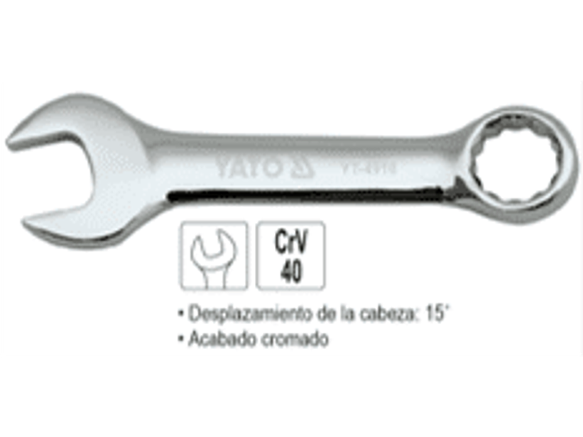 Llave punta/corona corta (stubby) 9mm